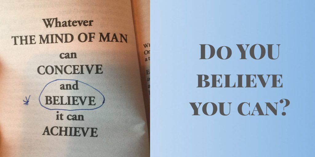 KathyDArcher's tweet image. The outcome of what you’re faced with today, will depend on what you believe you are capable of. 
❓The question is do you believe you can handle it? 
❓Do you believe you are capable?
Confidence is what YOU think you can do!
#napoleanhill