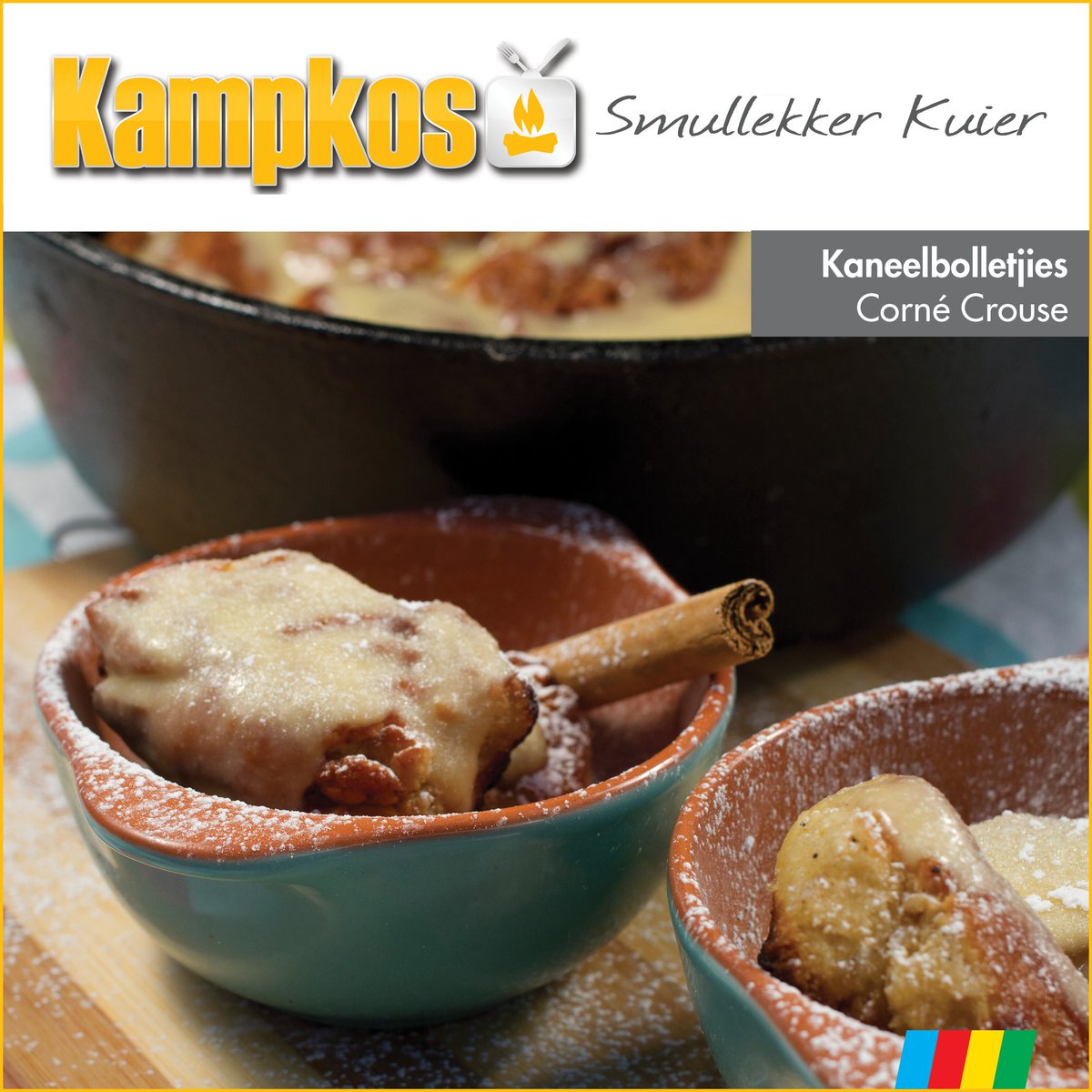 Makro_SA's tweet photo. This week the @KampKos crew meets up with musician &amp; lyric-writer Joe Forster &amp; singer-actress Corné Crous on the shores of the beautiful Natal south coast at the ATKV Natalia.
Joe makes a “Nacho Pizza” &amp; Corné prepares "Kaneelbolletjies" ‘Smullekker kuier’ at its best! https://t.co/VbshzUTkRf