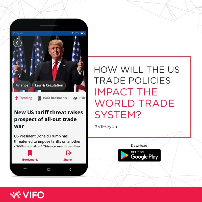 VIFO_EN's tweet photo. To what extent will the US-China trade war impact domestic as well as the global economy? Find out with VIFO. Stay updated with the news that impacts your freighternity. Download the VIFO app here: https://t.co/YXb650MNCa
#VIFOyou https://t.co/j7opWAogkS