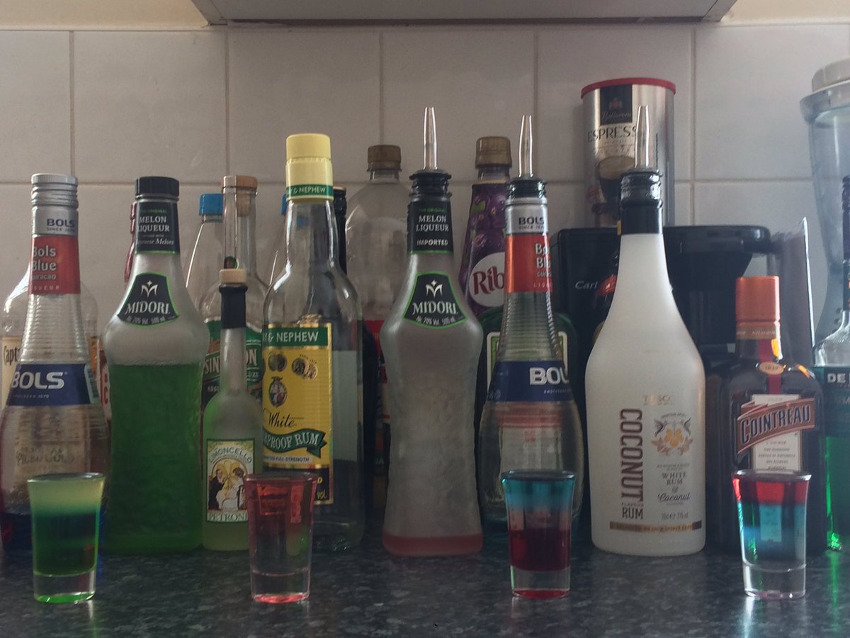 MixedSid's tweet photo. Everyday upload to cover shots for each country in the World Cup in every group A-H this is Group C featuring France, Australia, Peru and Denmark #youtube #alcohol #mixedsid #worldcup #drinks #shots #shooters #flagshots #football #soccer https://t.co/706Fejrxva