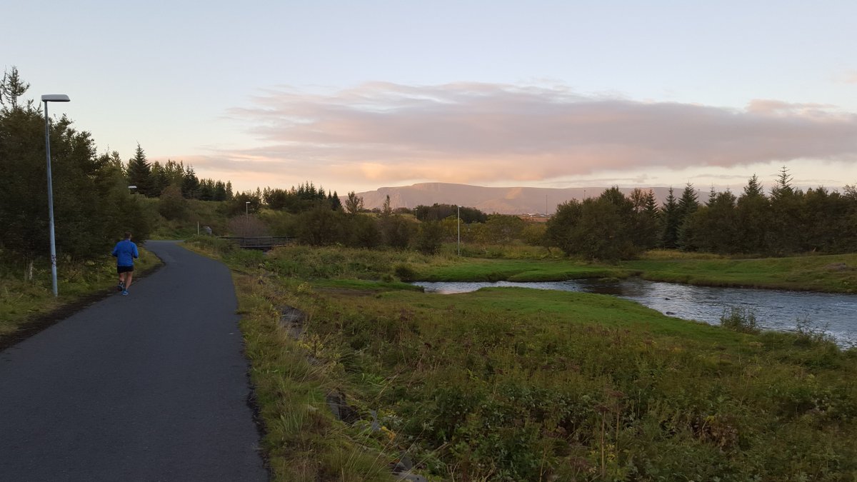 SADcars's tweet photo. The Midnight Sun Run is a perfect way to exercise and enjoy the views of Iceland...it also comes with a free pass to the Laugardalslaug Geothermal Pool 👙 #Laugardalslaug #MidnightSunRun https://t.co/E94D3lvZtk