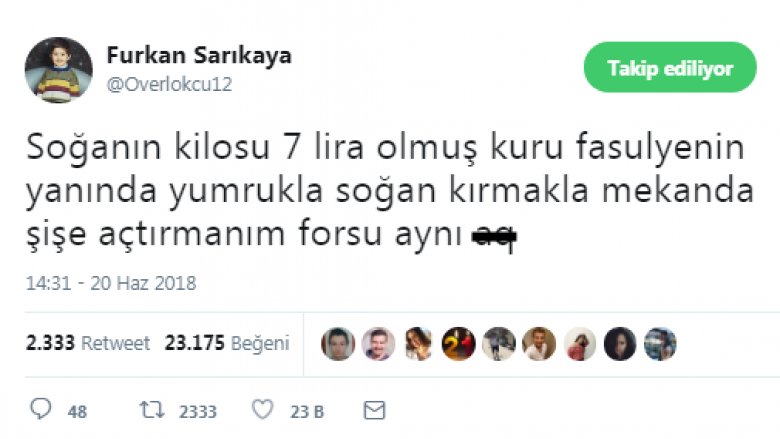 evosangels's tweet photo. "Kilosu 7 Lirayı Gören "Soğan" Hakkında Atılan 8 Trajikomik Tweet" https://t.co/GsrTQjoGOX #sosyalmedya #komiktweetler #twitterp... https://t.co/QoqCmBHUBv