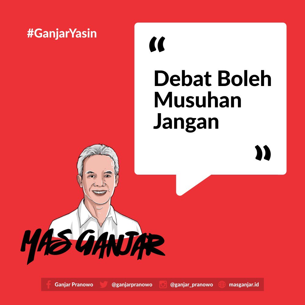 #GanjarYasin 
#GanjarYasinM3nang 
#KandangBant3ng