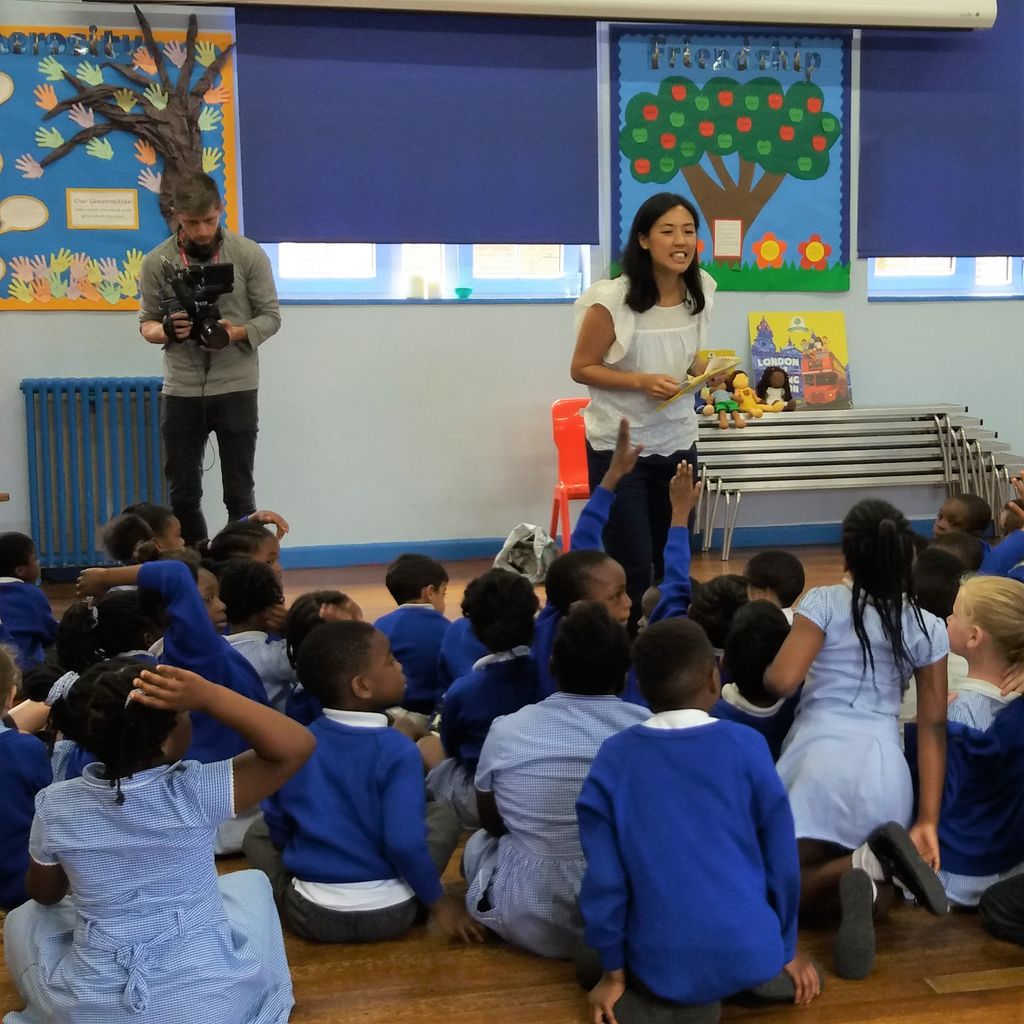 OneDearWorld's tweet image. WooHoo!!! 🎊 We just had our first video 🎥 interview with @bbceducation yesterday at a primary school in Enfield! We're so excited to be able to share our story in mass media, can't wait to see the final cut! Stay tuned! #BBCInterview