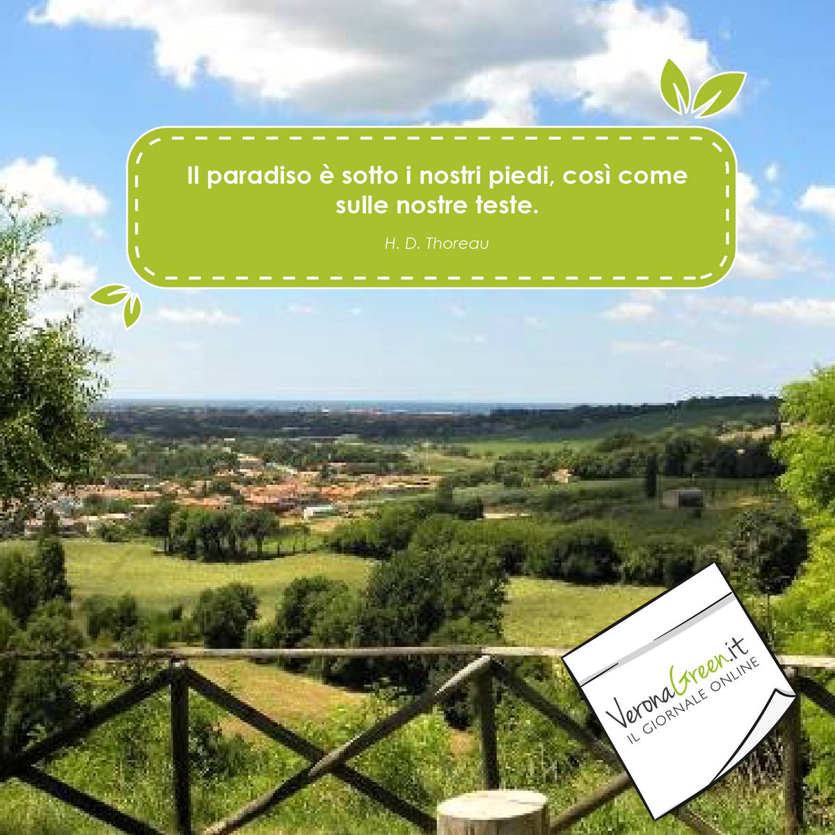 BUON #SOLSTIZIO2018! Oggi la luce prevale sul buio dando inizio all'#estate. Per festeggiare abbiamo appena inviato una nuova #NEWSLETTER con tanti #eventi in programma per il #weekend e non solo: se non sei ancora iscritto puoi farlo da questo link >> veronagreen.it/newsletter ;)