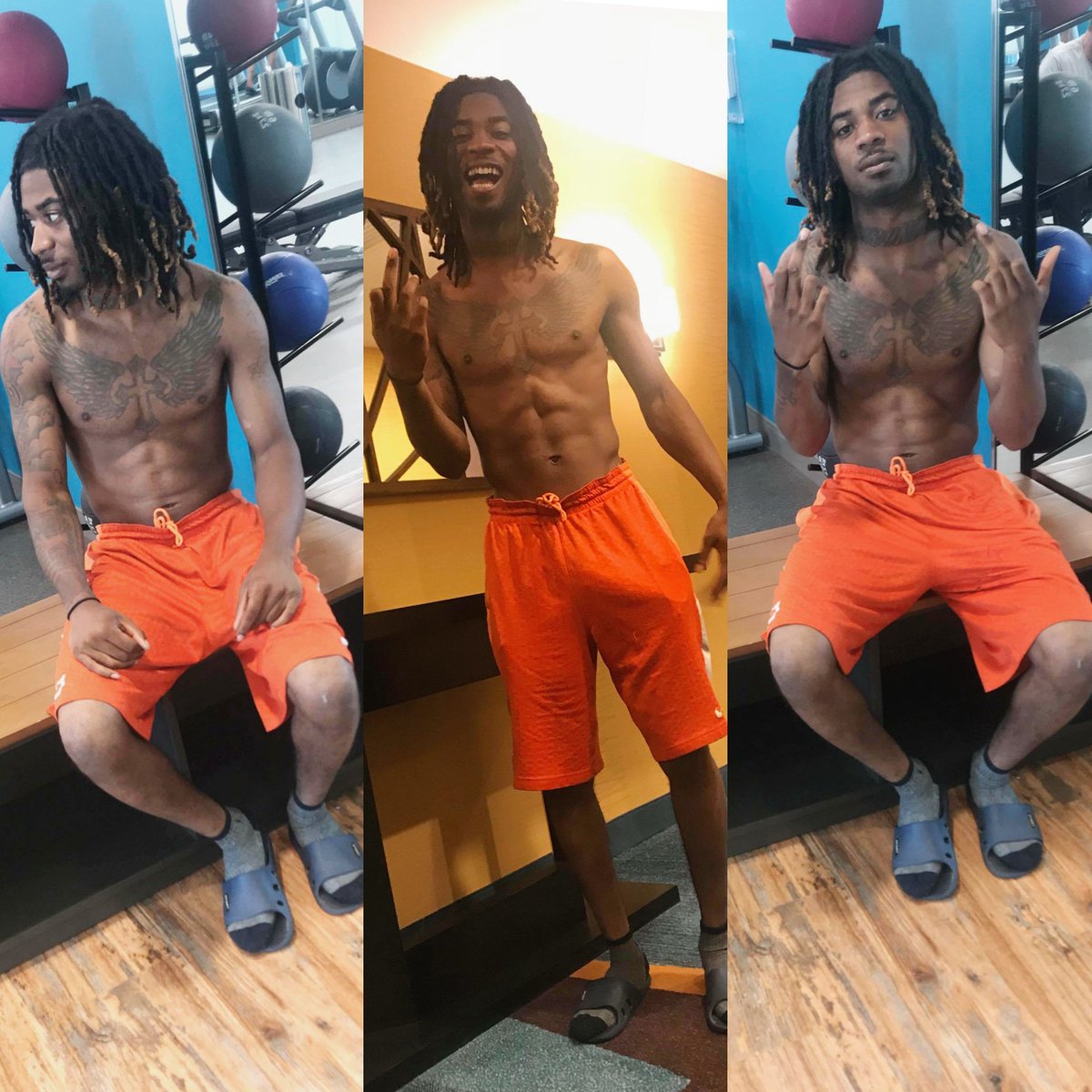 TayPrynce's tweet photo. I do kush 🆙s🍃 no Push 🆙s What Gucci Say 🗣My Shirt Off #MG💚 #Prynce♛ #SkinnyNiggazWinning 🤘 https://t.co/6AD6G7CiZo