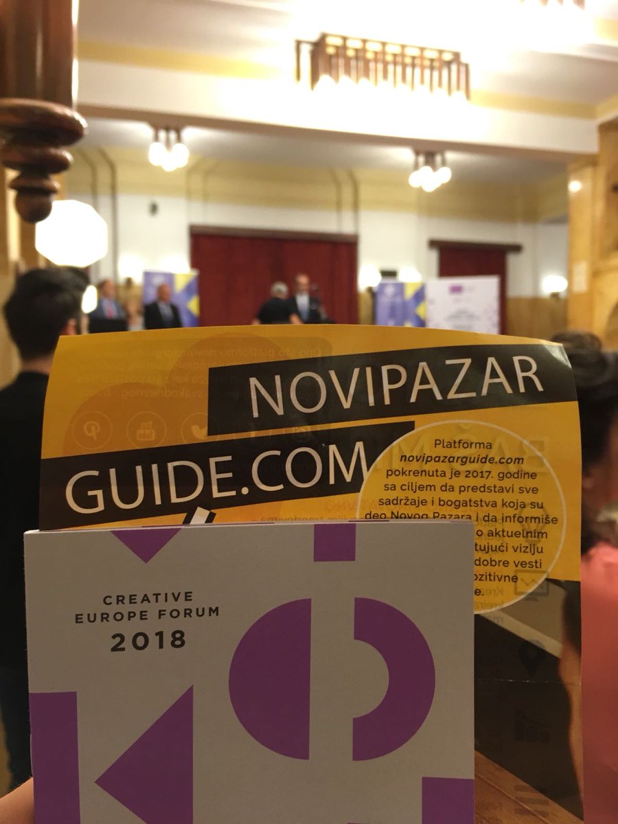 Naša platforma na #kreativnaevropa. 😊 #novipazarguide #novipazar #creativeeurope