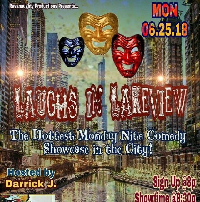 LowerBChicago's tweet photo. It’s that time again! This Monday, get your laughs in at #lowerbroadway hosted by @darrick913
.
.
.
#comedyinchicago #comedy #freeshit #chicago #LaughsinLakeview #brendanspub #speakeasy #standup #lakeview #lakevieweast https://t.co/ff6i0kriQ1