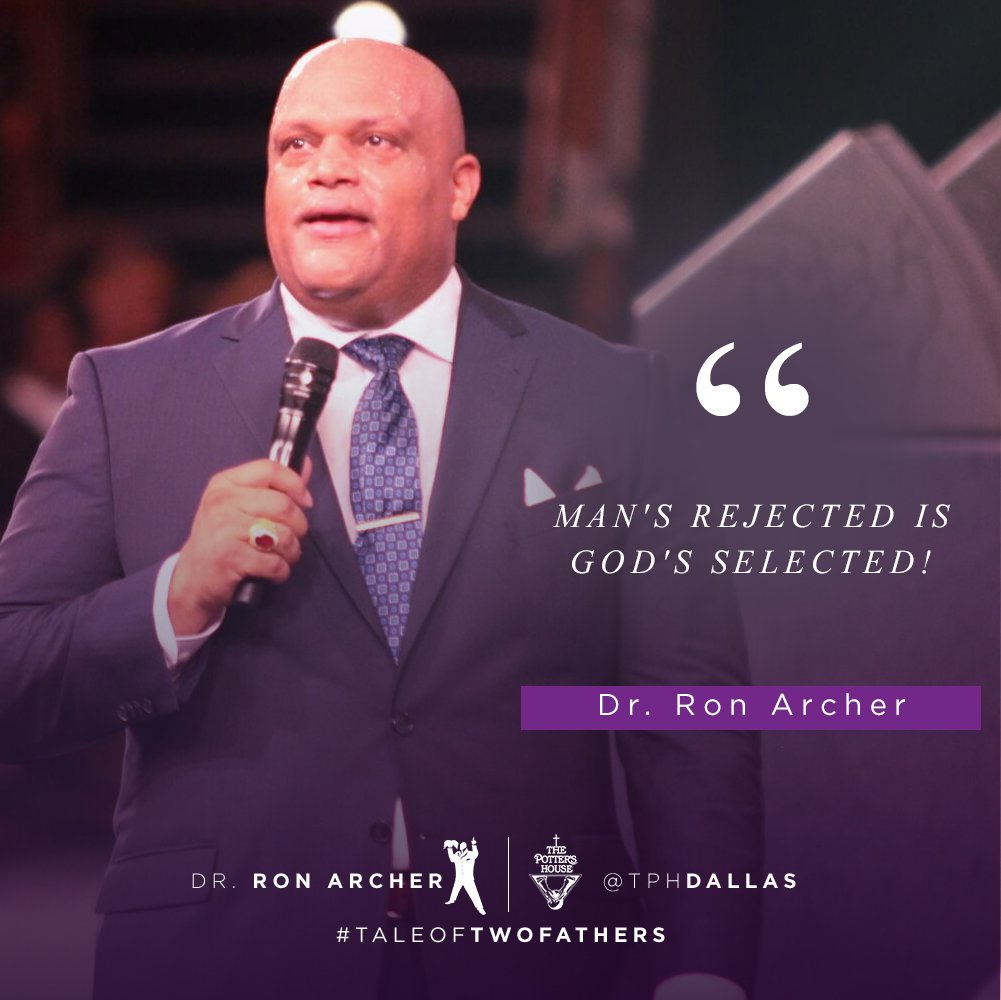TPHDallas's tweet photo. "Man's rejected is God's selected!" – Dr. Ron Archer
Watch the rebroadcast of #TaleOfTwoFathers online at https://t.co/sh7Za6s96b or on the TDJakes Mobile App. #TPHOnline https://t.co/On9GHfYC5H