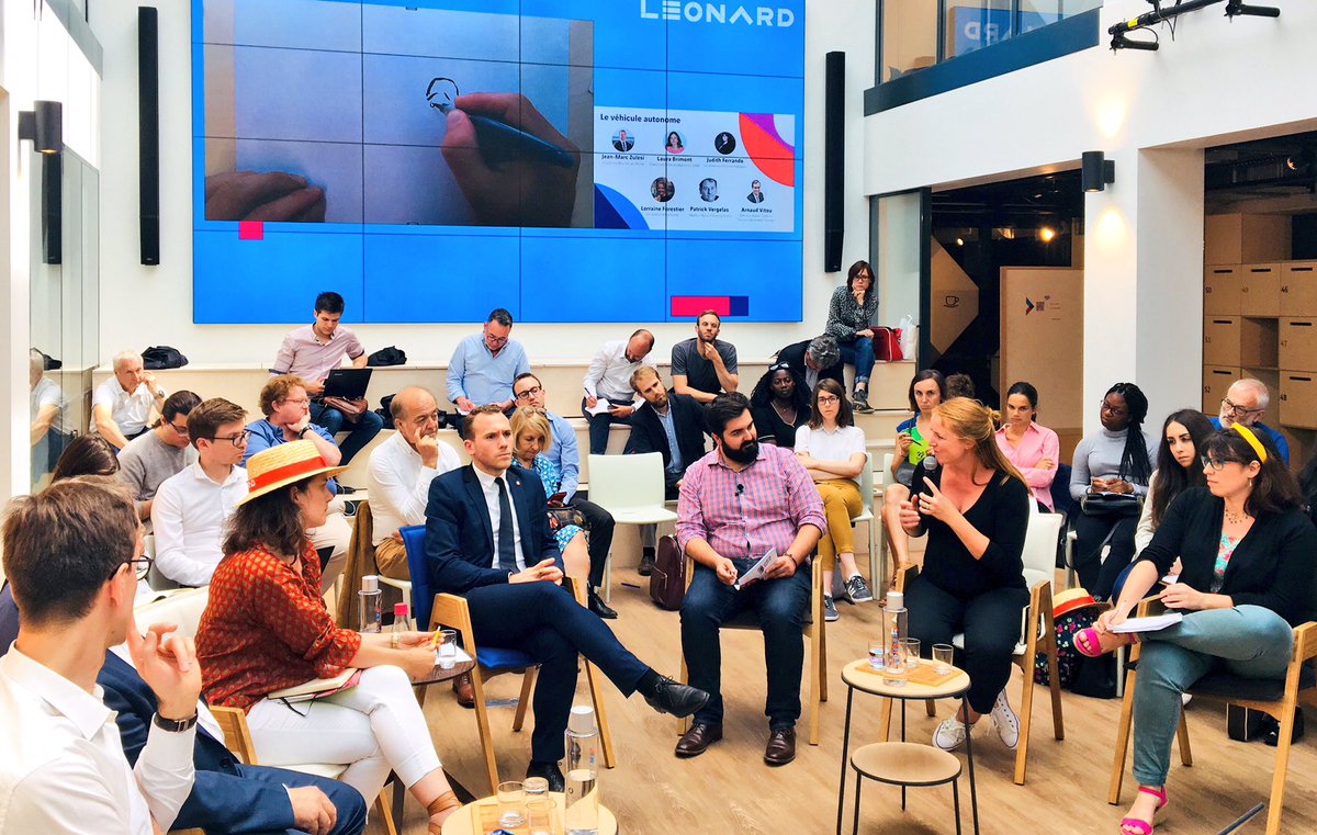 BCGinFrance's tweet photo. “Les véhicules autonomes ne vont pas s’arrêter aux frontières, il faut dès aujourd’hui être leader de la réflexion” @LorraineFores #MobilityNation #BuildingBeyond #vehiculeautonome #MobilitéAutonome https://t.co/Q7JyYdcGHR