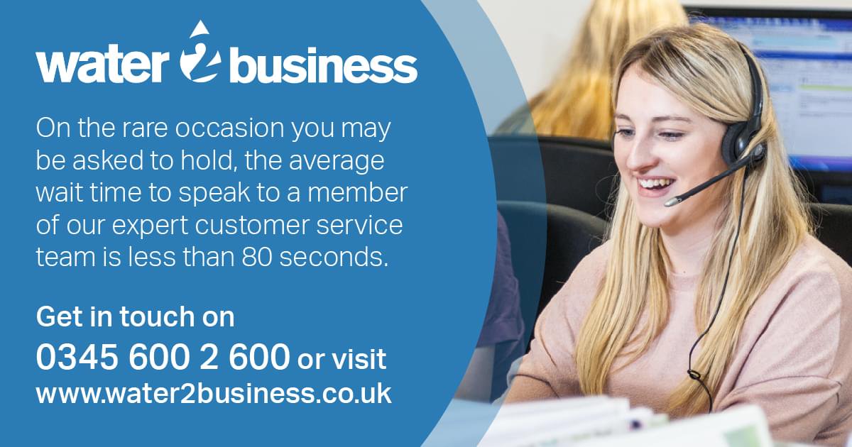 water2business's tweet photo. When you call us, you'll get through to a real person every time, and if you have to hold, you won't even have time to make yourself a cup of tea while you wait! ☕️ #customerservice https://t.co/KCVFBXEPsQ https://t.co/e2YToHUwHK