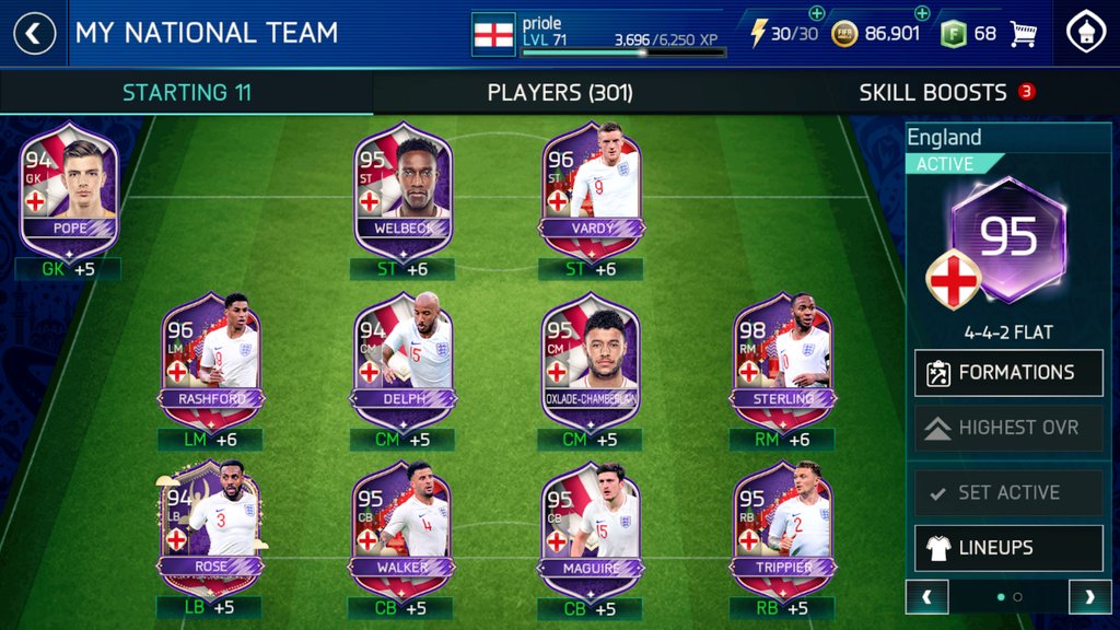 prififa's tweet photo. My two main WC squads! Enjoying the World Cup mode. 

@EAFIFAMOBILE @amt5791 @tomcaleffi https://t.co/7o0f8d0Ipb
