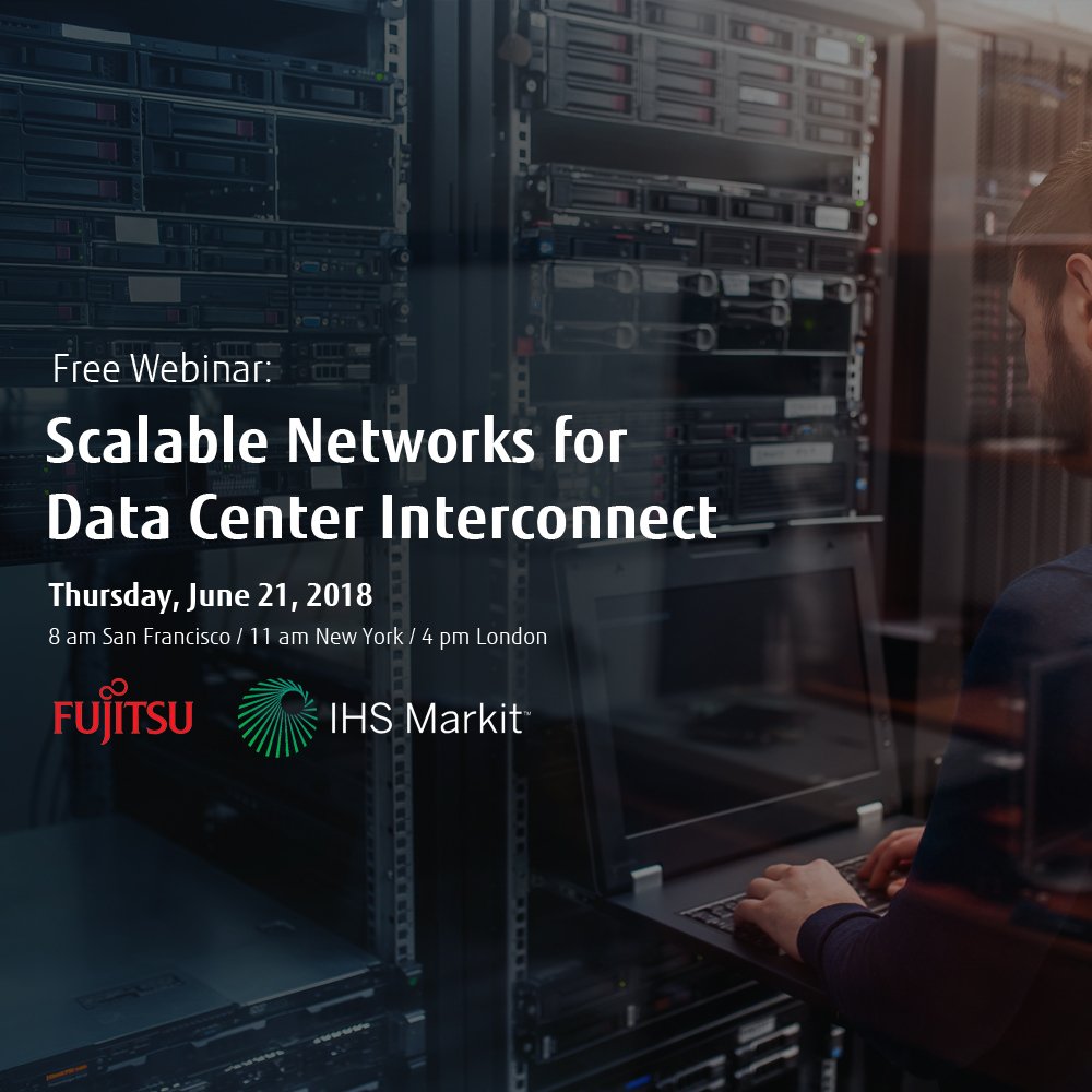 1FinityInc's tweet photo. Join us today for our free webinar and get a Special @IHSMarkitTech Report on efficient #OpticalDCI network traffic growth and scalable solutions. Register today: https://t.co/pcGuBo4qpK @FujitsuFNC https://t.co/nlctCC2HJn