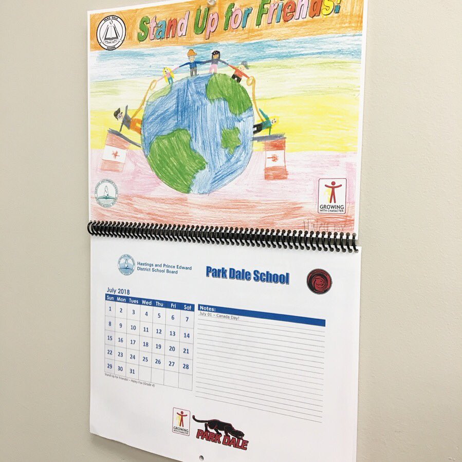 market_high's tweet photo. 2018/19 ‘Stand Up For Bullying’ Calendars Printed for Park Dale Public School @Parkdale73 📆 https://t.co/5zBBuEIEH2