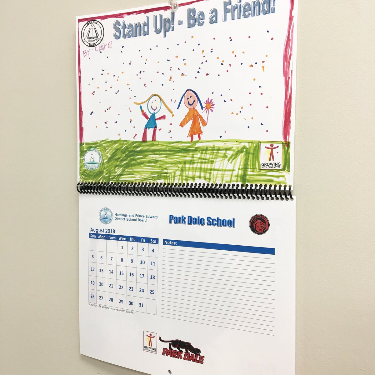 market_high's tweet photo. 2018/19 ‘Stand Up For Bullying’ Calendars Printed for Park Dale Public School @Parkdale73 📆 https://t.co/5zBBuEIEH2