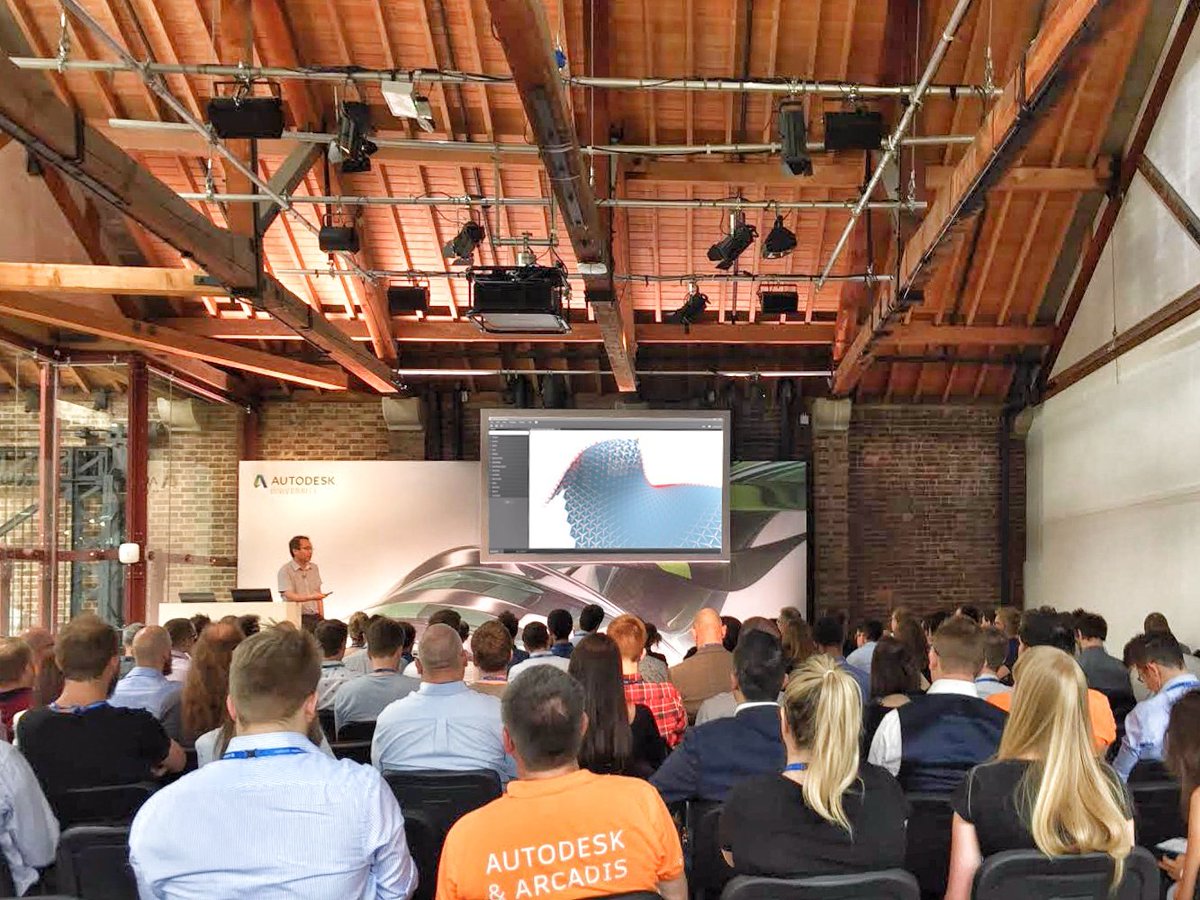 LongNguyenP's tweet photo. Joint #DynaShape class at Autodesk University London 2018 with @BIM4Struc! 
Happy that everyone seemed to enjoy the new Volumetric Pressure simulation and Shape Matching constraints. #AULondon
(Recordings and dataset will be released by Autodesk in the coming weeks) https://t.co/fC2Yb8772G