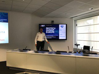 uktisa's tweet image. TISA&apos;s @SmithyChat supports @Finance_Edge⁩ #regtechsummit Europe today, examining future development of all things #RegTech #GDPR &amp;amp; Regulation in #AI