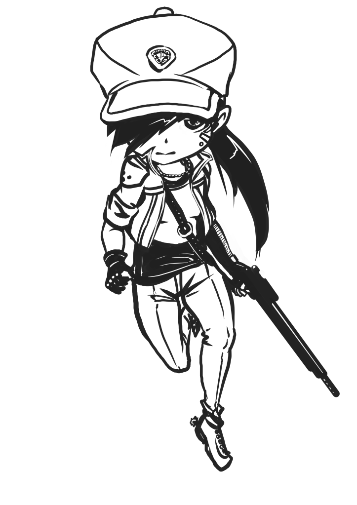 保田琳 ゲムマ春 日 タ24 いただきダンジョンrpg をスチームパンクファンタジー風に遊ぶためのサンプルキャラ絵を作成 ファイター職はパワードスーツを着込む銃と機械がメインの舞台に 今度の学芸大のサンプロでテストプレイします Trpg