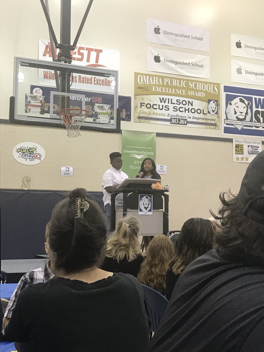 logsdonkimber's tweet photo. Another reason I love @OPS_WilsonFocus: the students are taught to speak in front of people with confidence! #6thgradegraduation https://t.co/Gia3AwP34j