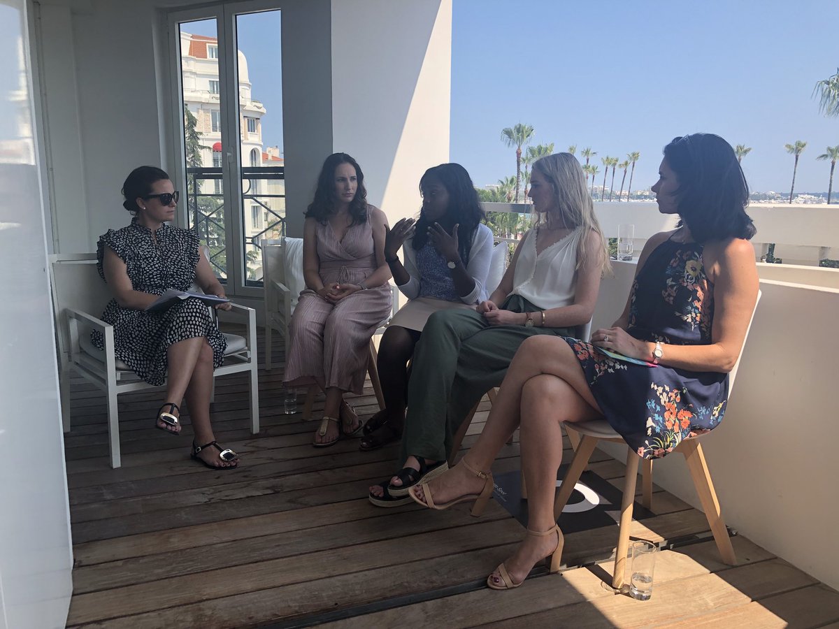 digennaro's tweet photo. GenZ girls want a seat at the table AND a mic - @girlup teen advisor and alum #canneslions #whoruntheworld #teamdgc https://t.co/MDc2CKfAgx