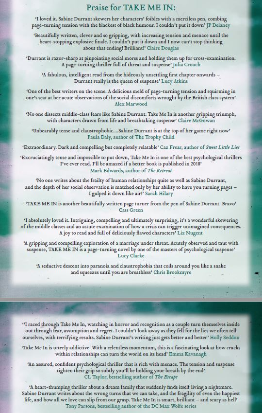 VeroNorton's tweet image. If you love crime &amp;amp; wine, this is the event for you - @SabineDurrant talking about #TakeMeIn  on Tues 26 June @LinghamsBooks  in #Wirral - THE most brilliant thriller - &amp;amp; the reviews so far OHMYGAD 🍷📚 TICKETS HERE:  bit.ly/2JUsdrH