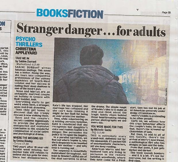 VeroNorton's tweet image. If you love crime &amp;amp; wine, this is the event for you - @SabineDurrant talking about #TakeMeIn  on Tues 26 June @LinghamsBooks  in #Wirral - THE most brilliant thriller - &amp;amp; the reviews so far OHMYGAD 🍷📚 TICKETS HERE:  bit.ly/2JUsdrH