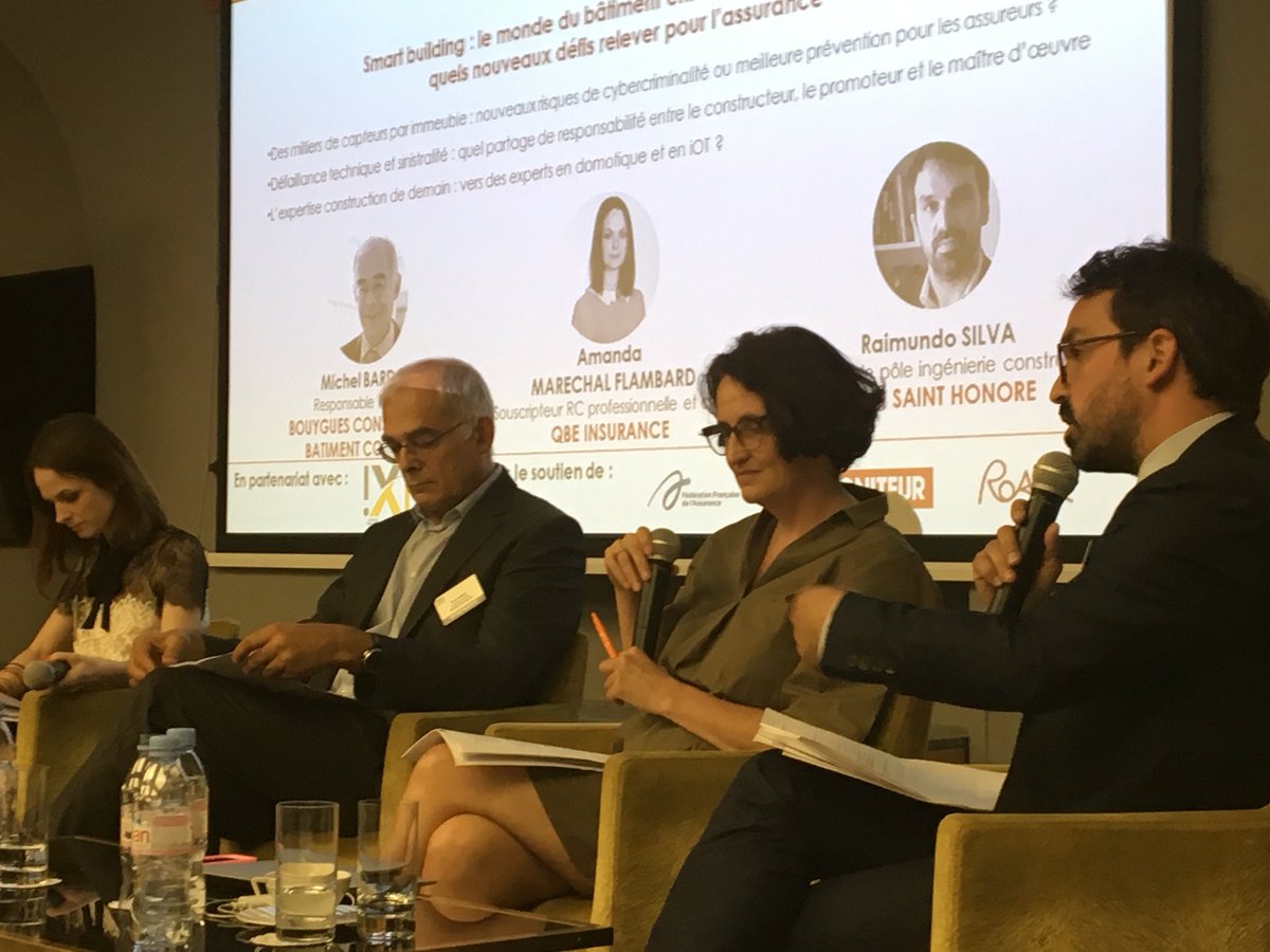 Naguibtwittpers's tweet photo. Raimundo Silva, responsable pôle ingénierie construction @SiaciStHonore leader du courtage en assurance construction intervient à la conférence #ArgusConstruction et relève le progrès pour la gestion sinistres de la récolte des données avec les bâtiments intelligents. https://t.co/xAGEhx47j2