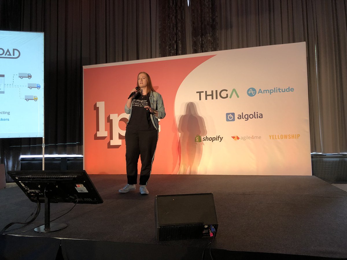 Awesome @LeaMendesign talking about design and UX at #LPC2018