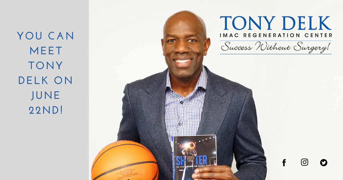 Tony Delk IMAC Regeneration Center tweet media
