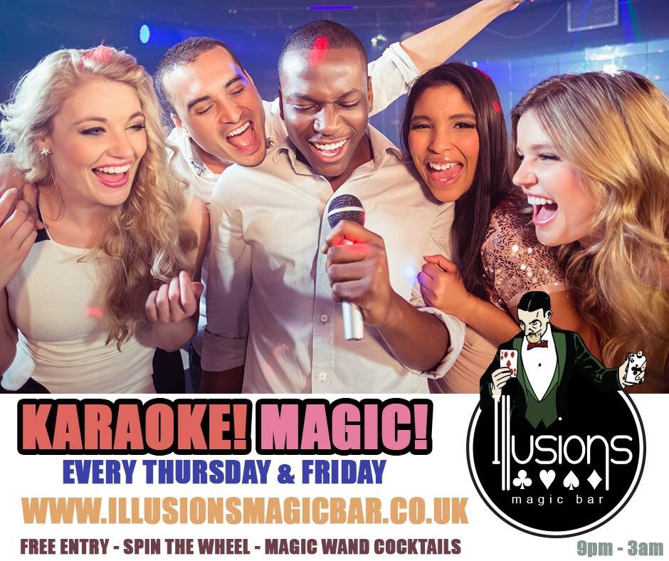It’s Thursday and that means only one thing #karaoke and #Magic we look forward to seeing you all tonight               #bristol #nightout #cliftontriangle #clifton #magician #cocktails
