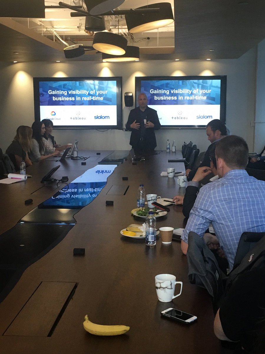 SlalomCanada's tweet photo. A great workshop with Google + Slalom + Tableau this morning at #googletoronto headquarters! #slalom #google #tableau #slalomtoronto #googletoronto #tableautoronto #toronto #partnership #partnerships #googleanalytics #consulting #artificalintelligence #machinlearning #marketing https://t.co/eKBnoMHV9Y