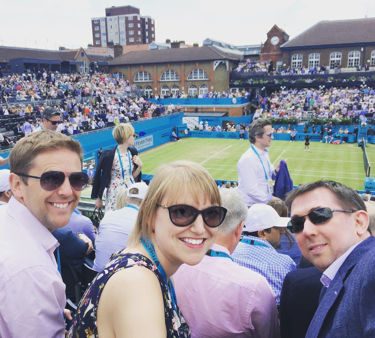 Mrs_Dunstan's tweet photo. Fun day out @QueensTennis https://t.co/8FlMs2uRHQ