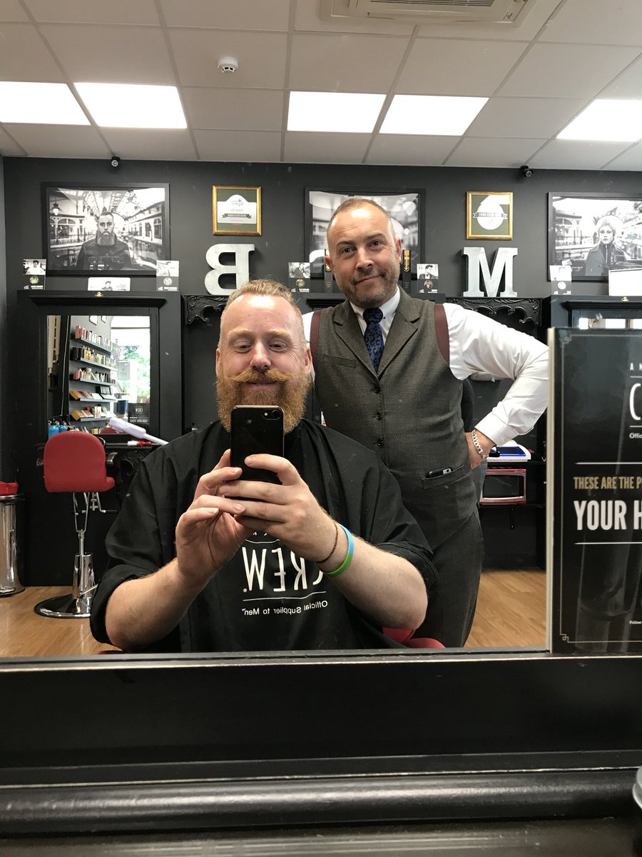 Hound1lookalike's tweet photo. Absolutely wonderful experience @master_barbers first time my beard has looked the way I want it to look! I picked up some much needed products as well. Thank you Dan and the team. https://t.co/3Otc294p4B