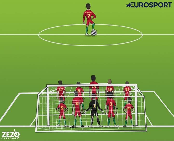 FutebolDeCafe's tweet photo. Portugal 🇵🇹

by @ZEZO_CARTOONS 😂 https://t.co/o2EDdIyojM