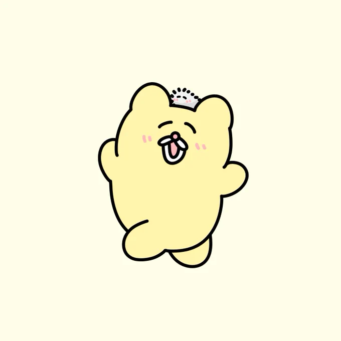 毛虫くんを頭にのせてあげるもこの後めちゃくちゃかぶれるチャンミー 