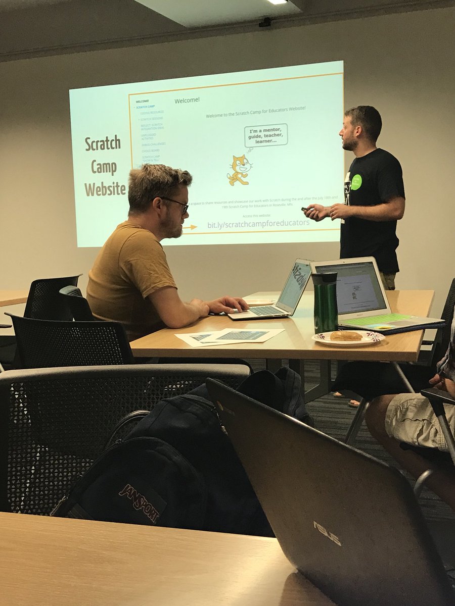 SPPS_TDAS's tweet image. Excited to learn more at Scratch Camp.  Thanks for your leadership @MrC_SPPS #mncodes #scratch