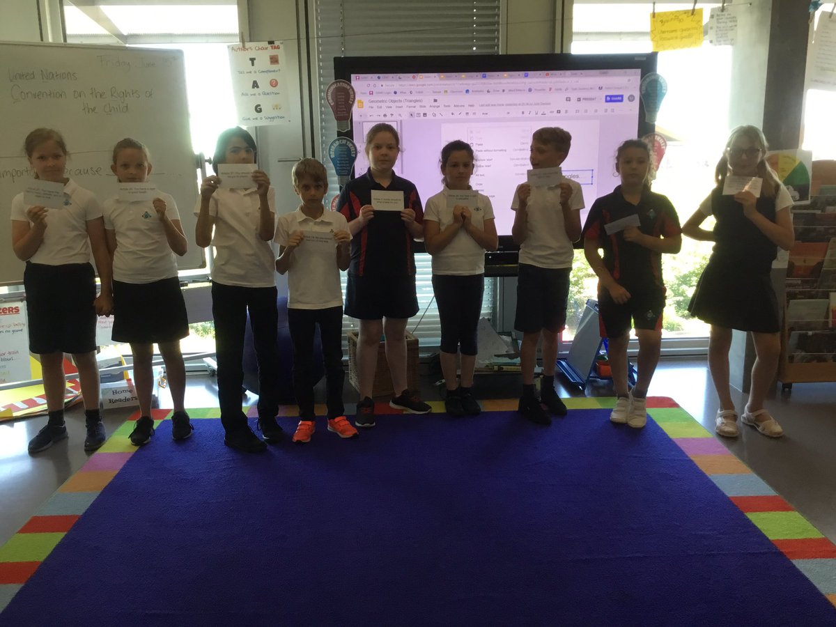 <a href="/gwasgrade4/">GWAS GRADE4</a> is getting to know the Convention on the Rights of the Child (UNCRC) in our Sharing the Planet unit. Here we are ordering some of the articles in what we think are protecting the lesser to most important basic rights of children around the globe 🌎 <a href="/GWASwitzerland/">GEMS World Academy Switzerland</a>