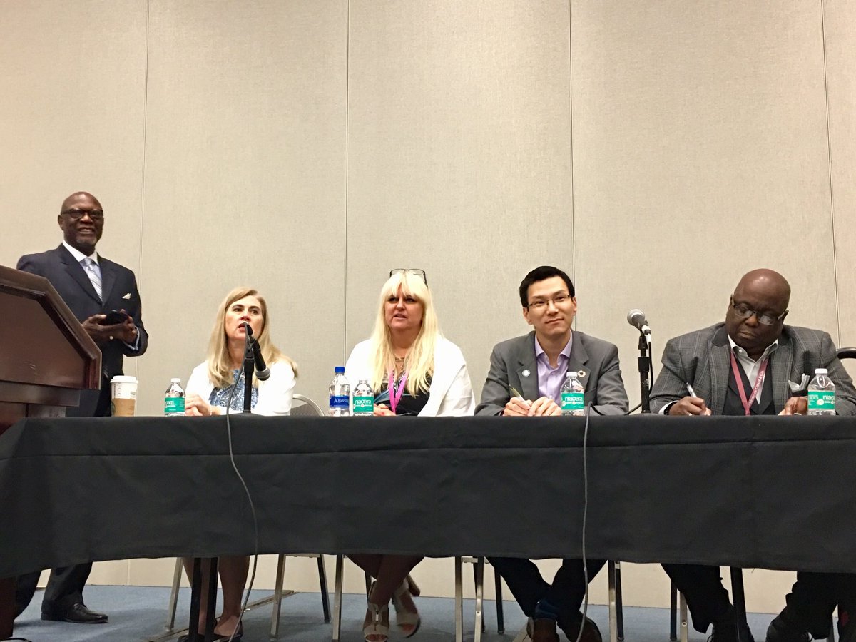 CEOVazquez's tweet photo. Truly awesome @WEConnection panel of global #InclusiveSourcing experts @IBM @ExxonMobil @Intel ⁦@ProcterGamble⁩ @Enterprise sharing their #GoForGlobal strategies at the @WBENCLive #WBENCConf to encourage the world to #BuyWomenOwned https://t.co/7YZMTPdqX3