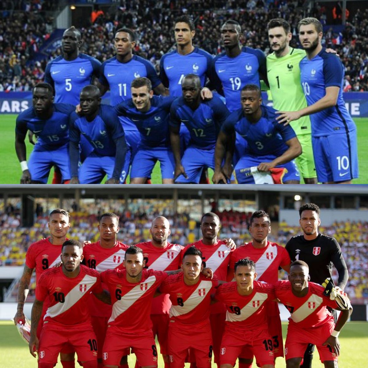 Will #FRA 🇫🇷 defeat #PER 🇵🇪 to take the advantage in Group C, plus secure their place in the Round of 16? DigicelPredictions France 2 - 1 Peru.  Watch the #FRAPER match on Channel 350 at 10am|ST 11am|ET. #WorldCup #DigicelSummerOfSports #WC2018 #Russia