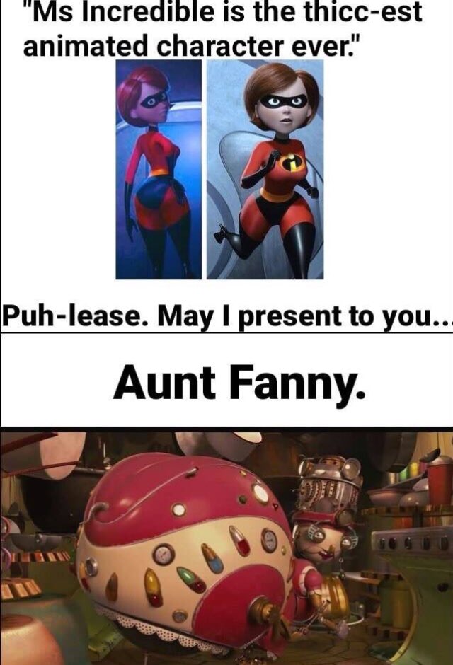 ThickAddams's tweet photo. aUNT FANNY IS 

. . .

t H I C C https://t.co/WO8X5nGf2p