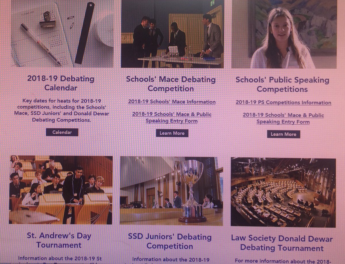 So many debating competitions to sign up for! <a href="/DennyHighSchool/">Denny High School</a>