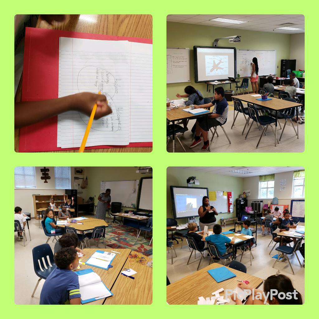 NACSTEAMCamp's tweet photo. The (N)A-Team...I 💙 it when a plan comes together. Aerobatic dynamics, similarities v. differences, &amp; helicopter plans being developed. @APS_K5Science @BrandonESIB @Spark5Science @apsupdate @TommyUsherAPS @Atldepsupt #PowerUp https://t.co/qDOEeBUv2z