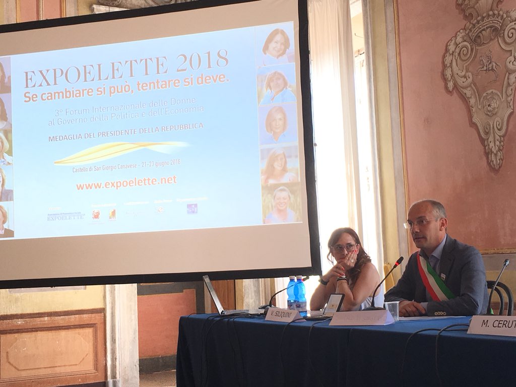 “È particolarmente difficile nelle piccole comunità locali stimolare e incentivare la cultura delle pari opportunità, occorre più partecipazione da parte delle sovrastrutture e di tutte le istituzioni” la parola al Sindaco da San Giorgio Andrea Zanusso #ExpoElette2018