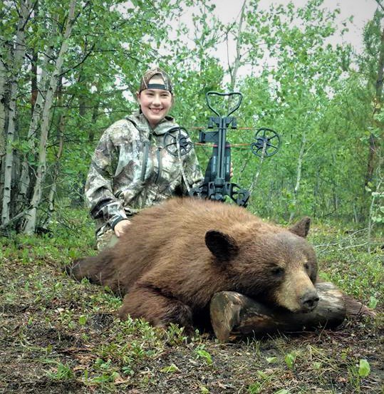 TenPT_Crossbows's tweet photo. Congrats to 12 year-old Sidney Allard on harvesting a black bear while hunting with her dad in Saskatchewan using the Carbon Nitro RDX! Way to go, Sidney!
TENPOINT CROSSBOWS: THE MOST ACCURATE HUNTING CROSSBOWS ON THE MARKET!
#teamtenpoint #tenpointcrossbows #madeinamerica https://t.co/Fxjjkt77ZB
