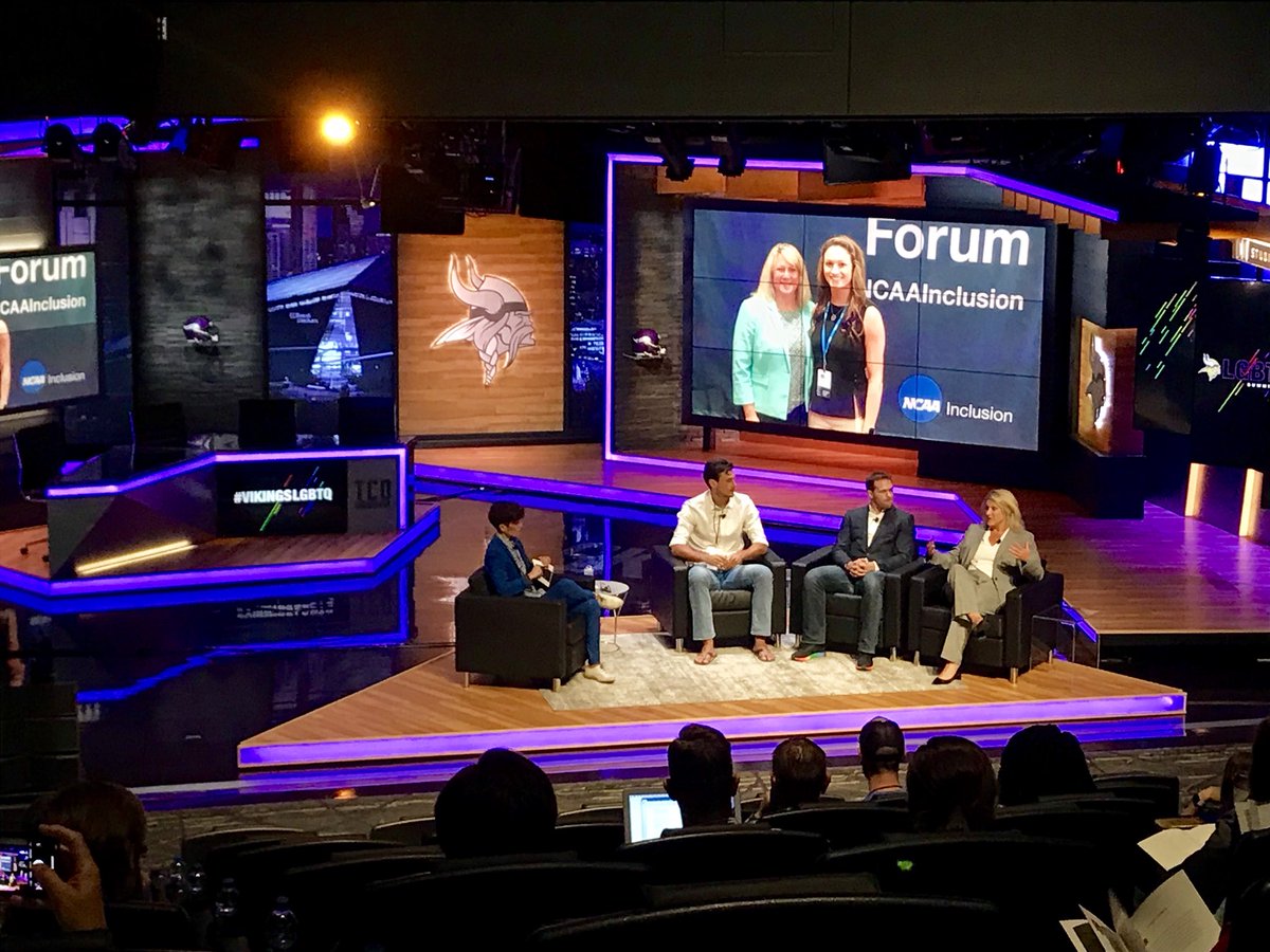 dpmckane's tweet photo. Thanks Minnesota @Vikings for putting on the LGBTQ Summit. https://t.co/BAlEq1YEnT