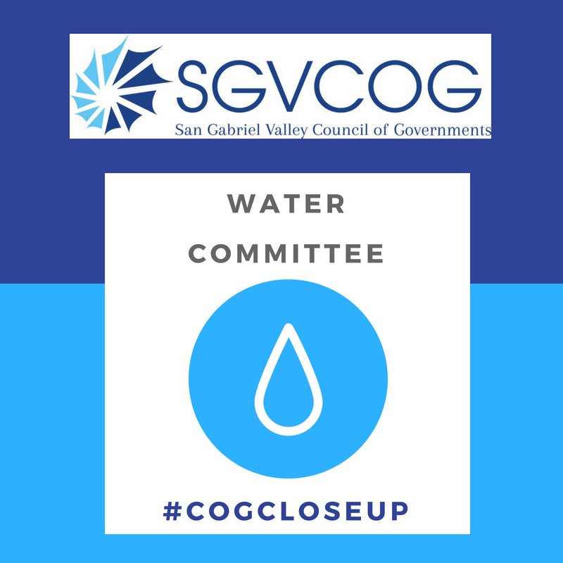 SGVCOG's tweet photo. Today we are launching our new #COGCloseUp Campaign! We want to let the San Gabriel Valley know what the COG (Council of Governments) is and what we are up to! Our featured committee today is the #WaterCommittee. Check out our next tweet for a video! https://t.co/Y7ndKwEF8b