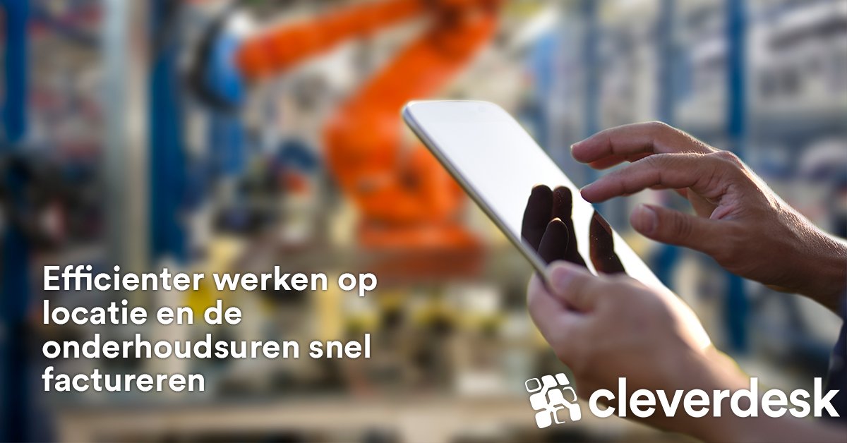 idee101's tweet photo. Benieuwd hoe wij kunnen helpen bij het verhogen van je #servicegraad? Lees hier onze business case #Service en #Onderhoud https://t.co/LhhB6eVbeo #cleverdesk #slimmesoftware @Cleverdesk_NL https://t.co/GDPoKvFoZz