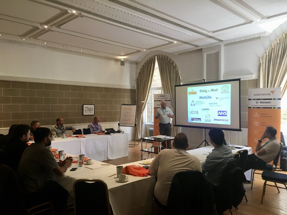 Final day of our #SWUG roadshow In Edinburgh today @StayAtScotsman hotel. Fantastic response from our customers many thanks to all that attended and to our presenters @JohnOCallaghans @chedii_dpd @spdrweb8 and Robert Browning MVP. @solarwinds #whatsnew #keepuptodate #users