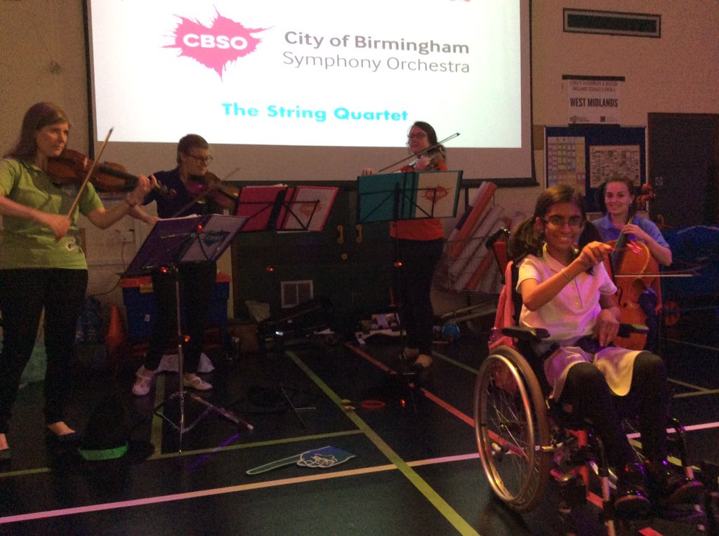 wilsonstfeed's tweet photo. Today we were treated to a special performance given by the CBSO String Quartet. We all had a lovely morning. #wsmusic https://t.co/Ce1vI5xlXy