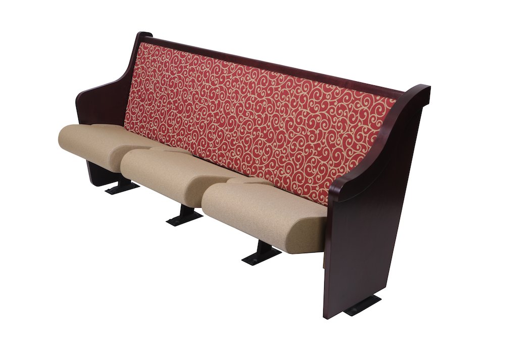 The Jubilation worship seating arrangement from Seating Concepts is an excellent choice which bridges the gap between traditional, church pews, and a more comfortable and modern style upholstered chair: bit.ly/2asxjLl
#FixedSeating #WorshipSeating